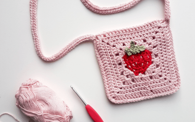 Tutoriel crochet sac fraise