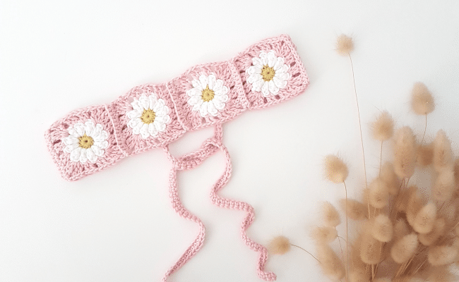Crochet pattern: daisy granny square bag tutorial