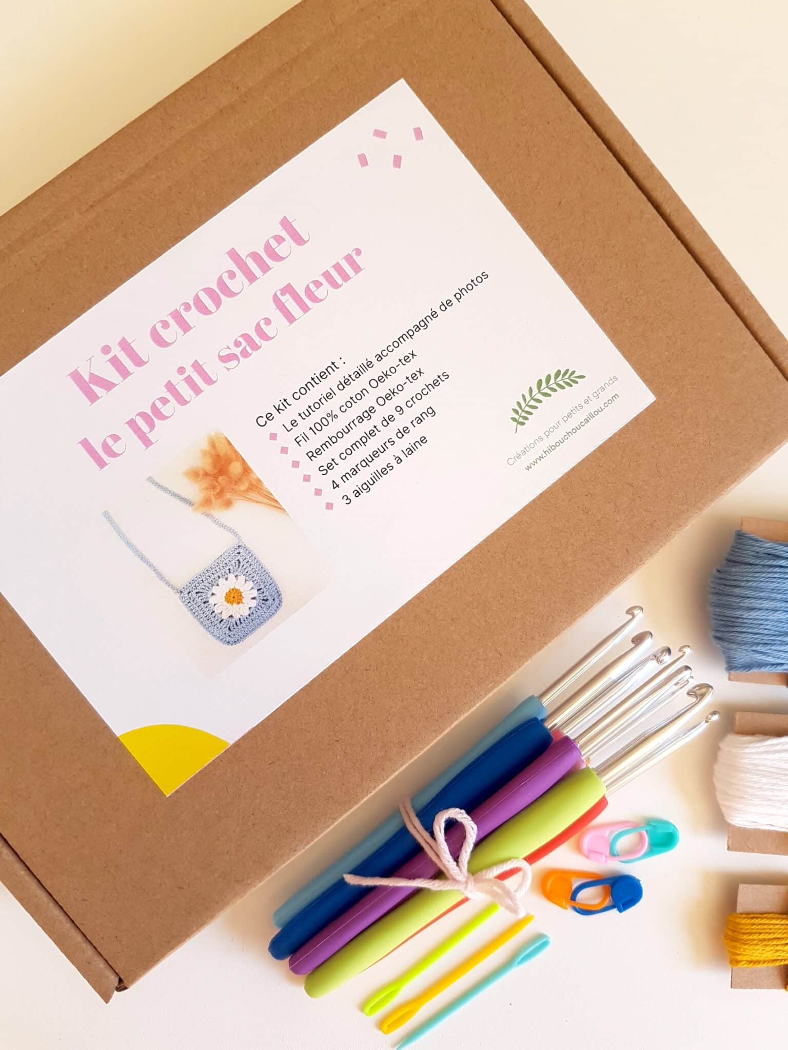 Kits crochet - Box avec tutoriels et nécessaire pour tous les niveaux